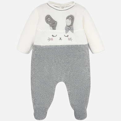 Pyjamas with ears for newborn girl