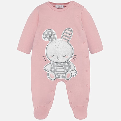Pyjamas with bunny design for newborn girl