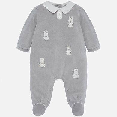 Pyjamas with bunny design for newborn boy