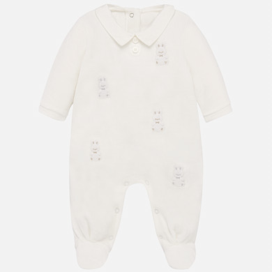 Pyjamas with bunny design for newborn boy