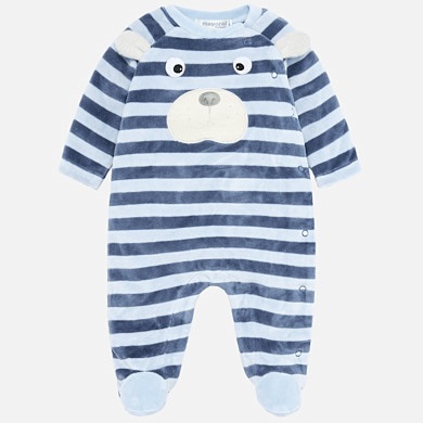 Striped pyjamas for newborn boy