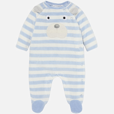 Striped pyjamas for newborn boy