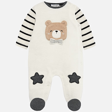 Pyjamas with bear design for newborn boy