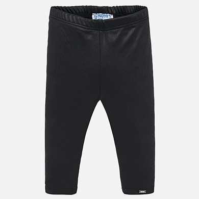 Shiny suede leggings for baby girl