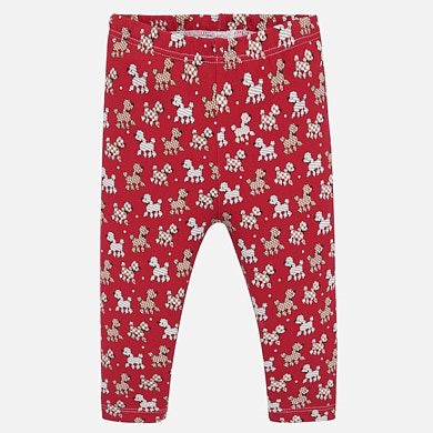 Patterned leggings for baby girl