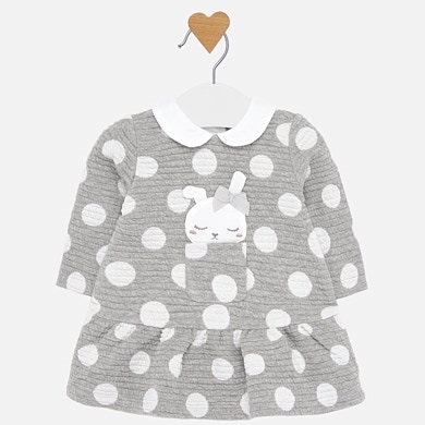 Applique dress for baby girl