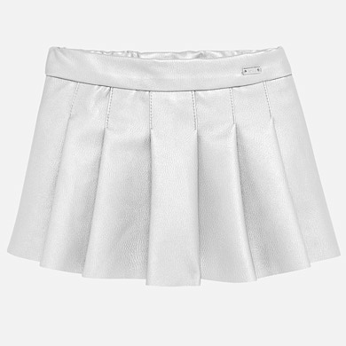 Leatherette skirt for baby girl