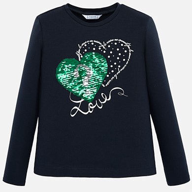 magliette ragazza manica lunga