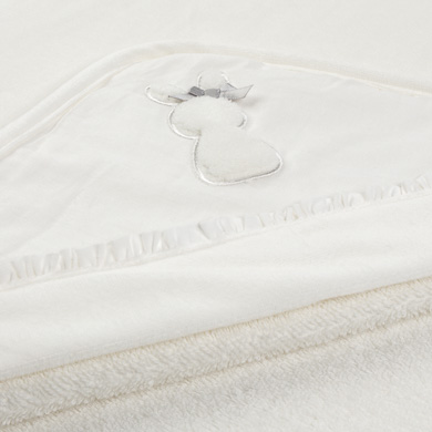 chick pea hooded towel