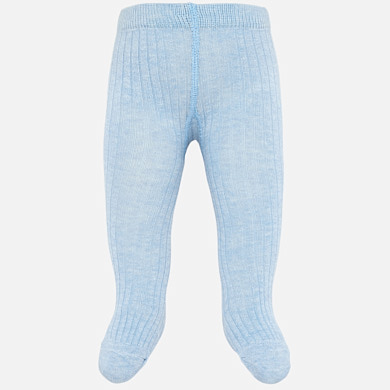 Ribbed tights for newborn boy