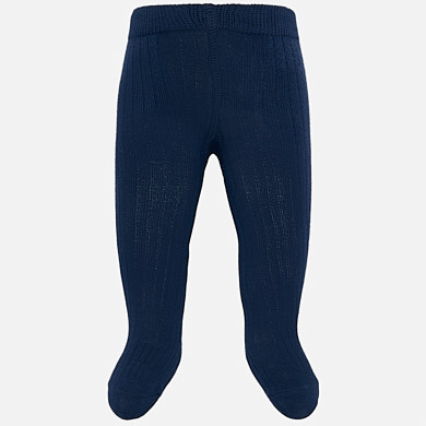 Ribbed tights for newborn boy
