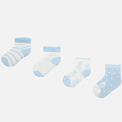 Patterned socks set for newborn baby