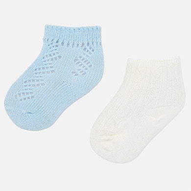 Structured socks set for newborn boy