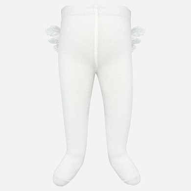 Ruffle tights for baby girl