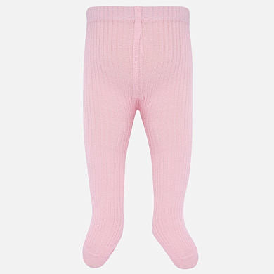 Ribbed tights for baby girl