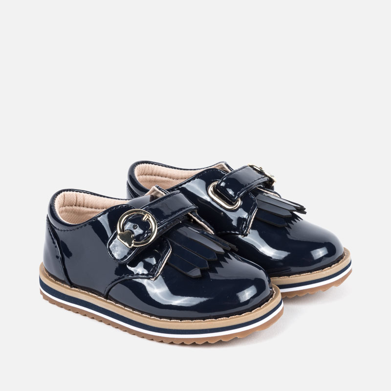 navy blue baby girl shoes