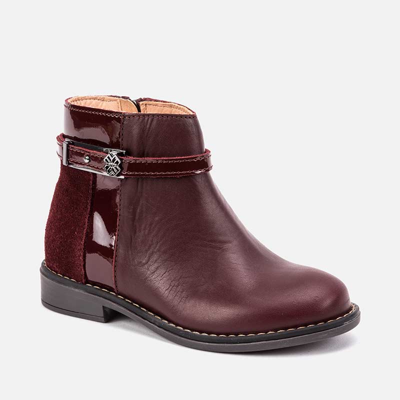 Ankle Boots Girl Burgundy