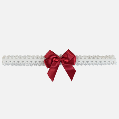 Ribbon headband with bow