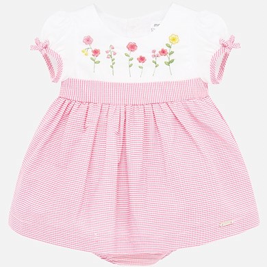 Rochie Dungi Si Chilotei Bebe Fetita Nou Nascuta Imprimeu Flori