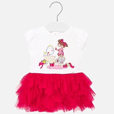vestito tulle bambina