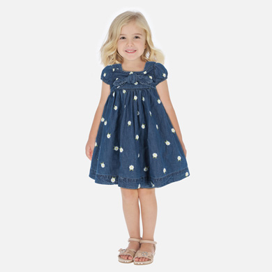 mayoral denim dress