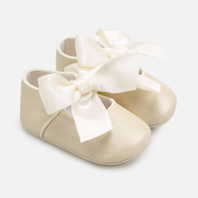 Shoes Newborn Baby Girl Golden Mayoral
