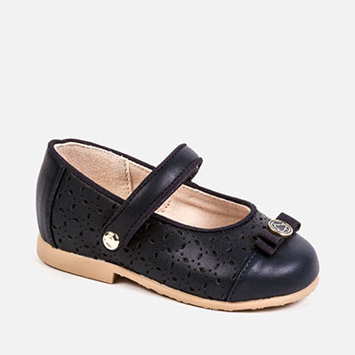 baby girl navy shoes