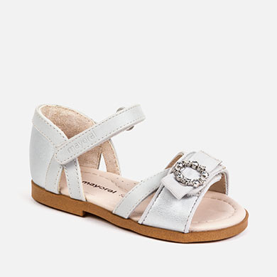 silver formal shoes