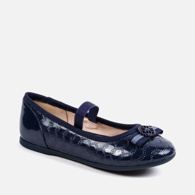 girls navy blue mary jane shoes