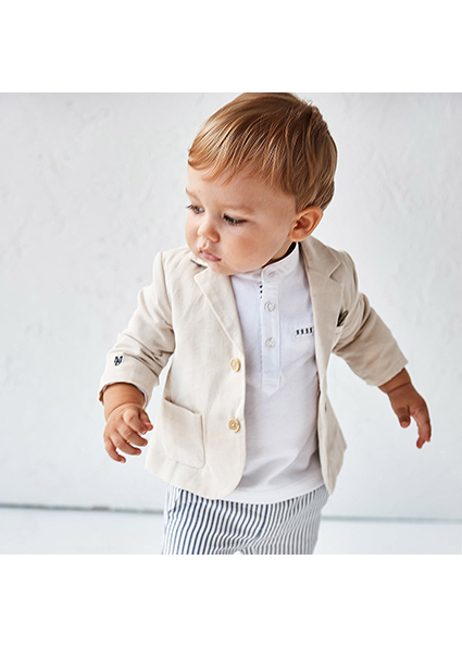 T Shirt Manche Longue Bebe Garcon Blanc Mayoral