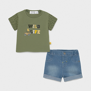 infant boy denim shorts