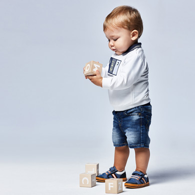 Bermuda Denim Organico Ecofriends Bebe Nino Tejano Medio Mayoral