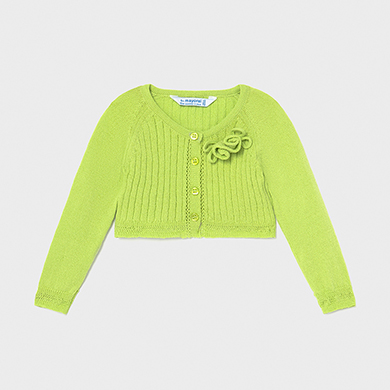 baby girl green cardigan