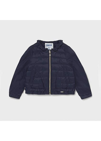 Veste Coupe Vent Soft Ecofriends Bebe Fille Marine Mayoral