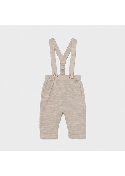 Pantalon Long Lin Bretelles Nouveau Ne Garcon Toffee Mayoral