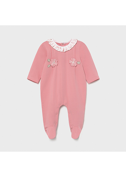 Flower Knit Pyjama For Newborn Girl Smoothie Mayoral