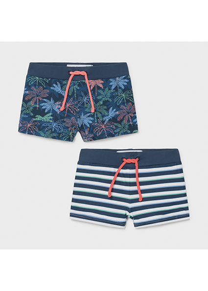 Set 2 Maillots De Bain Bebe Garcon Bleu Mayoral