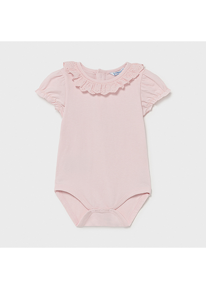 Body Col Volant Bebe Fille Rose Mayoral