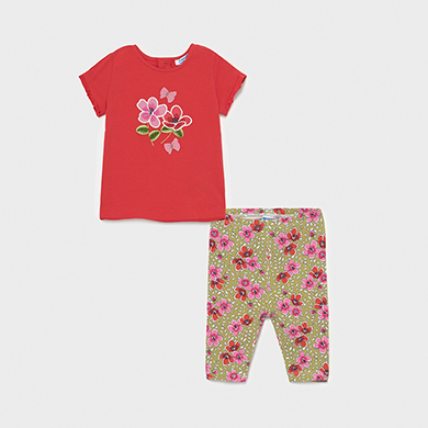 baby girl green leggings