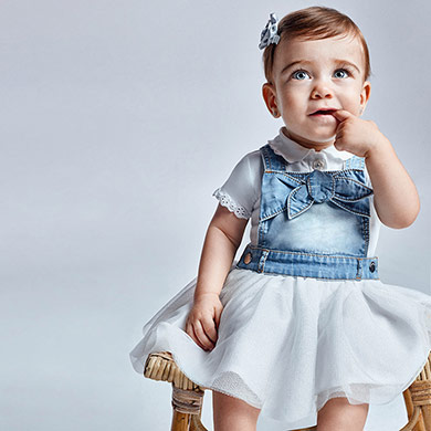 Jupe Salopette Tulle Bebe Fille Jean Mayoral