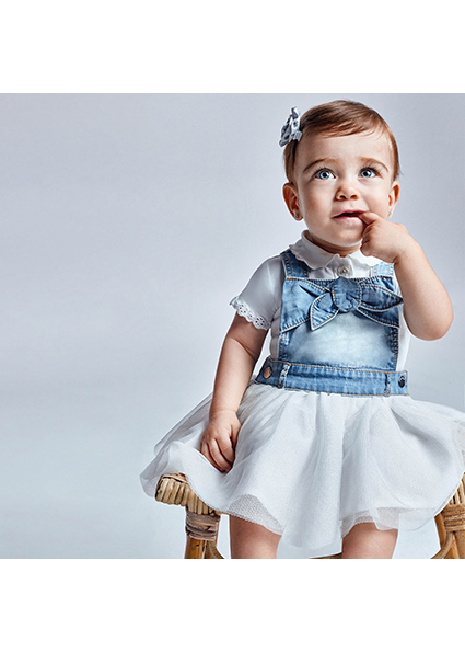 Jupe Salopette Tulle Bebe Fille Jean Mayoral