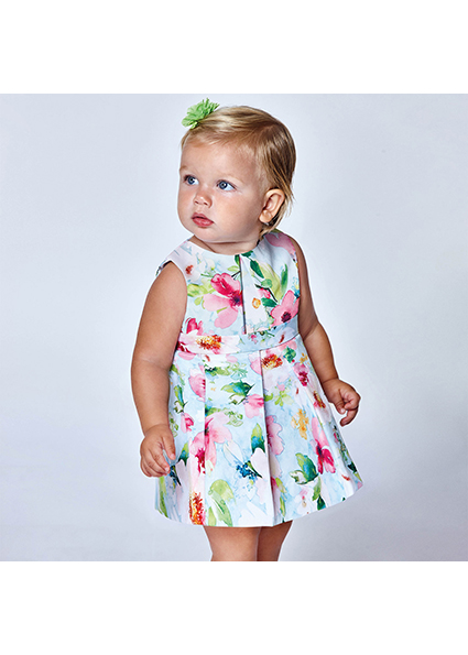 Baby girls polyester dress clearance