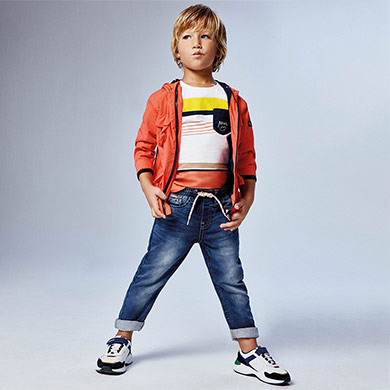 Denim look joggers clearance