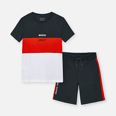 lacoste shorts and t shirt set