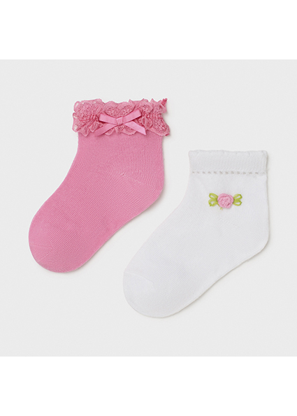 Set 2 Chaussettes Bebe Fille Camelia Mayoral