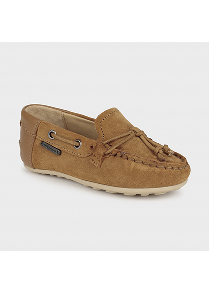 Mocassins Ceremonie Cuir Bebe Garcon Camel Mayoral
