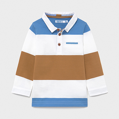 Polo manga larga niño clearance