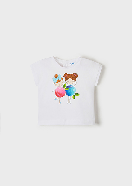 camiseta manga corta bebe