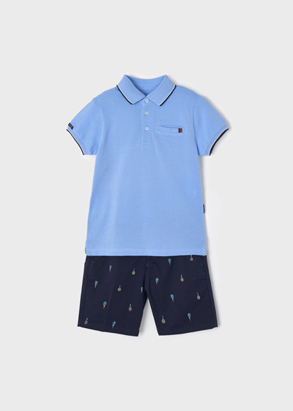 navy blue polo shorts