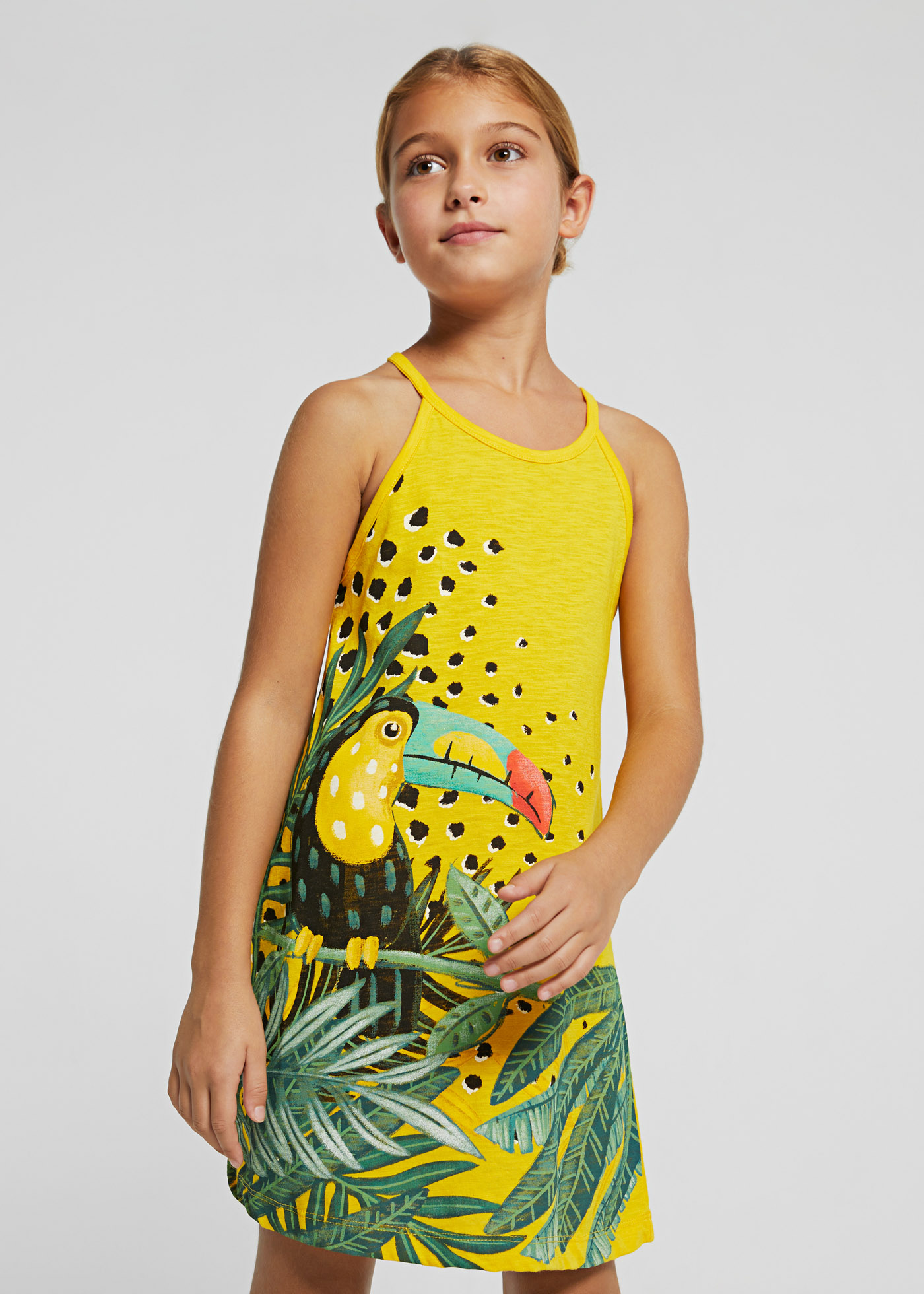 mayoral yellow dress